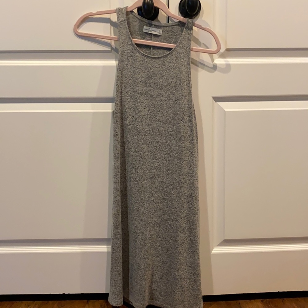 A grey swing dress